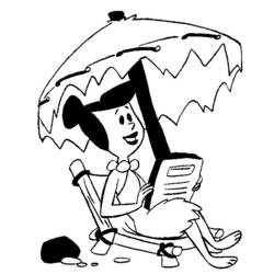 Dibujo para colorear: Flintstones (Dibujos animados) #29562 - Dibujos para Colorear e Imprimir Gratis