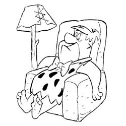 Dibujo para colorear: Flintstones (Dibujos animados) #29568 - Dibujos para Colorear e Imprimir Gratis