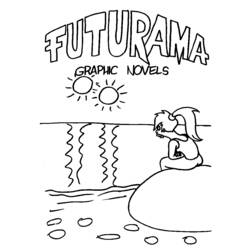 Dibujo para colorear: Futurama (Dibujos animados) #48419 - Dibujos para Colorear e Imprimir Gratis