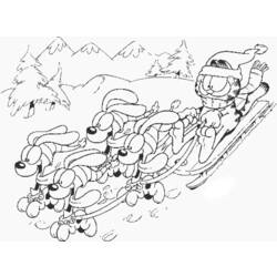 Dibujo para colorear: Garfield (Dibujos animados) #26135 - Dibujos para Colorear e Imprimir Gratis