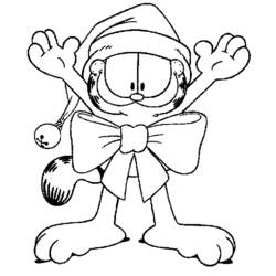 Dibujo para colorear: Garfield (Dibujos animados) #26160 - Dibujos para Colorear e Imprimir Gratis