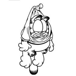 Dibujo para colorear: Garfield (Dibujos animados) #26162 - Dibujos para Colorear e Imprimir Gratis