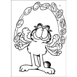 Dibujo para colorear: Garfield (Dibujos animados) #26163 - Dibujos para Colorear e Imprimir Gratis
