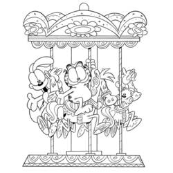 Dibujo para colorear: Garfield (Dibujos animados) #26189 - Dibujos para Colorear e Imprimir Gratis