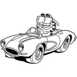 Dibujo para colorear: Garfield (Dibujos animados) #26206 - Dibujos para Colorear e Imprimir Gratis