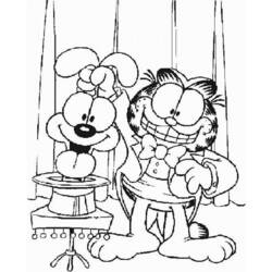 Dibujo para colorear: Garfield (Dibujos animados) #26211 - Dibujos para Colorear e Imprimir Gratis