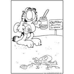 Dibujo para colorear: Garfield (Dibujos animados) #26226 - Dibujos para Colorear e Imprimir Gratis