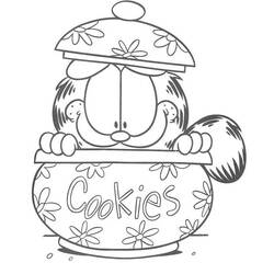 Dibujo para colorear: Garfield (Dibujos animados) #26231 - Dibujos para Colorear e Imprimir Gratis