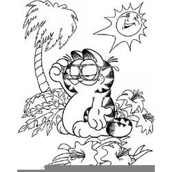 Dibujo para colorear: Garfield (Dibujos animados) #26237 - Dibujos para Colorear e Imprimir Gratis