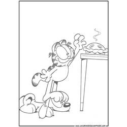 Dibujo para colorear: Garfield (Dibujos animados) #26267 - Dibujos para Colorear e Imprimir Gratis