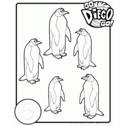 Dibujo para colorear: Go Diego! (Dibujos animados) #48544 - Dibujos para Colorear e Imprimir Gratis