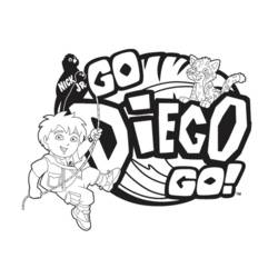Dibujo para colorear: Go Diego! (Dibujos animados) #48570 - Dibujos para Colorear e Imprimir Gratis