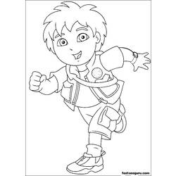 Dibujo para colorear: Go Diego! (Dibujos animados) #48614 - Dibujos para Colorear e Imprimir Gratis