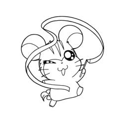 Dibujo para colorear: Hamtaro (Dibujos animados) #39943 - Dibujos para Colorear e Imprimir Gratis