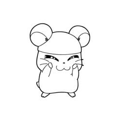 Dibujo para colorear: Hamtaro (Dibujos animados) #40005 - Dibujos para Colorear e Imprimir Gratis