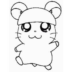 Dibujo para colorear: Hamtaro (Dibujos animados) #40009 - Dibujos para Colorear e Imprimir Gratis