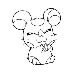 Dibujo para colorear: Hamtaro (Dibujos animados) #40025 - Dibujos para Colorear e Imprimir Gratis