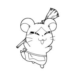 Dibujo para colorear: Hamtaro (Dibujos animados) #40041 - Dibujos para Colorear e Imprimir Gratis