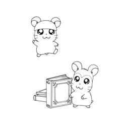 Dibujo para colorear: Hamtaro (Dibujos animados) #40088 - Dibujos para Colorear e Imprimir Gratis