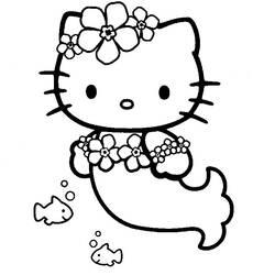 Dibujo para colorear: Hello Kitty (Dibujos animados) #36728 - Dibujos para Colorear e Imprimir Gratis