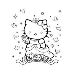 Dibujo para colorear: Hello Kitty (Dibujos animados) #36731 - Dibujos para Colorear e Imprimir Gratis