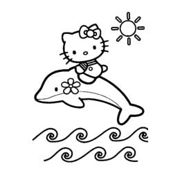 Dibujo para colorear: Hello Kitty (Dibujos animados) #36745 - Dibujos para Colorear e Imprimir Gratis