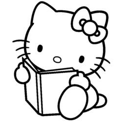Dibujo para colorear: Hello Kitty (Dibujos animados) #36750 - Dibujos para Colorear e Imprimir Gratis