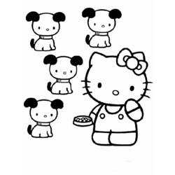 Dibujo para colorear: Hello Kitty (Dibujos animados) #36765 - Dibujos para Colorear e Imprimir Gratis