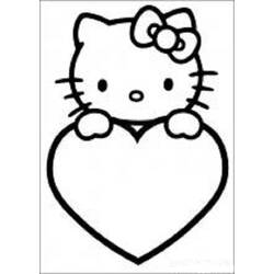 Dibujo para colorear: Hello Kitty (Dibujos animados) #36774 - Dibujos para Colorear e Imprimir Gratis