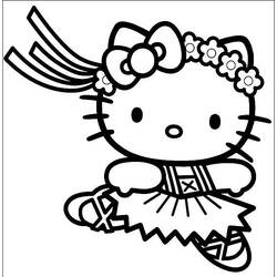Dibujo para colorear: Hello Kitty (Dibujos animados) #36779 - Dibujos para Colorear e Imprimir Gratis