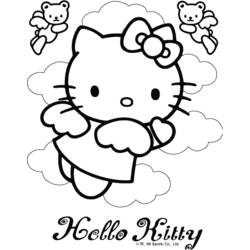 Dibujo para colorear: Hello Kitty (Dibujos animados) #36783 - Dibujos para Colorear e Imprimir Gratis