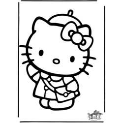 Dibujo para colorear: Hello Kitty (Dibujos animados) #36793 - Dibujos para Colorear e Imprimir Gratis