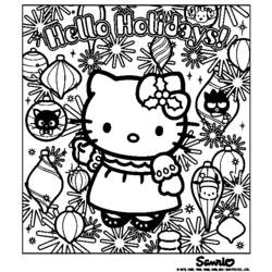 Dibujo para colorear: Hello Kitty (Dibujos animados) #36796 - Dibujos para Colorear e Imprimir Gratis