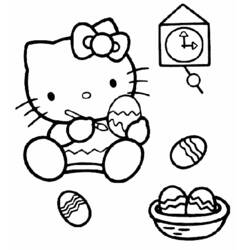 Dibujo para colorear: Hello Kitty (Dibujos animados) #36803 - Dibujos para Colorear e Imprimir Gratis