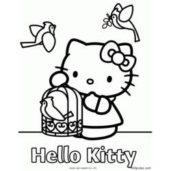 Dibujo para colorear: Hello Kitty (Dibujos animados) #36828 - Dibujos para Colorear e Imprimir Gratis