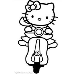 Dibujo para colorear: Hello Kitty (Dibujos animados) #36831 - Dibujos para Colorear e Imprimir Gratis