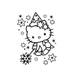 Dibujo para colorear: Hello Kitty (Dibujos animados) #36847 - Dibujos para Colorear e Imprimir Gratis