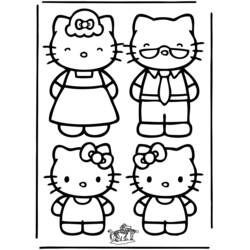 Dibujo para colorear: Hello Kitty (Dibujos animados) #36849 - Dibujos para Colorear e Imprimir Gratis