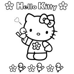 Dibujo para colorear: Hello Kitty (Dibujos animados) #36852 - Dibujos para Colorear e Imprimir Gratis