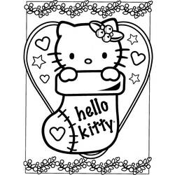 Dibujo para colorear: Hello Kitty (Dibujos animados) #36854 - Dibujos para Colorear e Imprimir Gratis