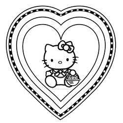 Dibujo para colorear: Hello Kitty (Dibujos animados) #36873 - Dibujos para Colorear e Imprimir Gratis
