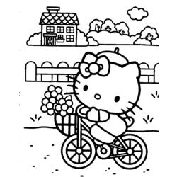 Dibujo para colorear: Hello Kitty (Dibujos animados) #36875 - Dibujos para Colorear e Imprimir Gratis