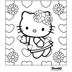 Dibujo para colorear: Hello Kitty (Dibujos animados) #36906 - Dibujos para Colorear e Imprimir Gratis
