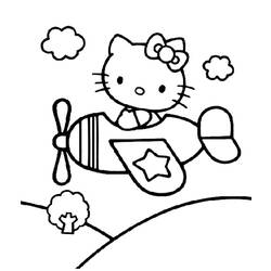 Dibujo para colorear: Hello Kitty (Dibujos animados) #36913 - Dibujos para Colorear e Imprimir Gratis