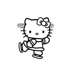 Dibujo para colorear: Hello Kitty (Dibujos animados) #36920 - Dibujos para Colorear e Imprimir Gratis