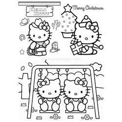 Dibujo para colorear: Hello Kitty (Dibujos animados) #36944 - Dibujos para Colorear e Imprimir Gratis