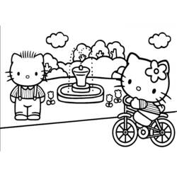 Dibujo para colorear: Hello Kitty (Dibujos animados) #36951 - Dibujos para Colorear e Imprimir Gratis