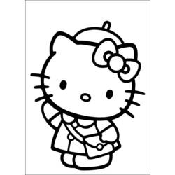 Dibujo para colorear: Hello Kitty (Dibujos animados) #36962 - Dibujos para Colorear e Imprimir Gratis