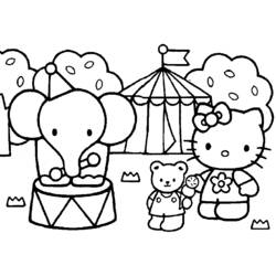 Dibujo para colorear: Hello Kitty (Dibujos animados) #36968 - Dibujos para Colorear e Imprimir Gratis