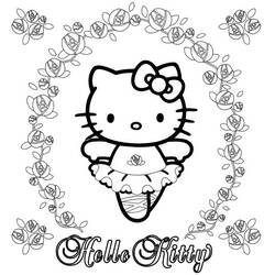 Dibujo para colorear: Hello Kitty (Dibujos animados) #36992 - Dibujos para Colorear e Imprimir Gratis